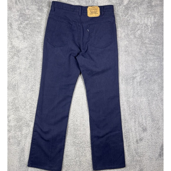 Vintage Levis 517 Jeans Mens 32x32 USA Made 1986 Bootcut Cowboy 2817 Blue Tab - Picture 9 of 13